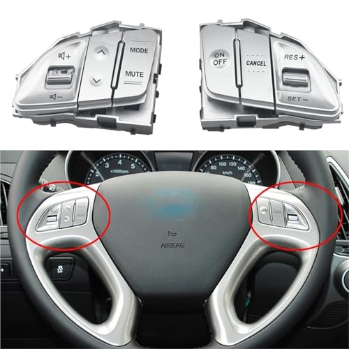 Boutons commande volant Hyundai commande multifonction gauche droite