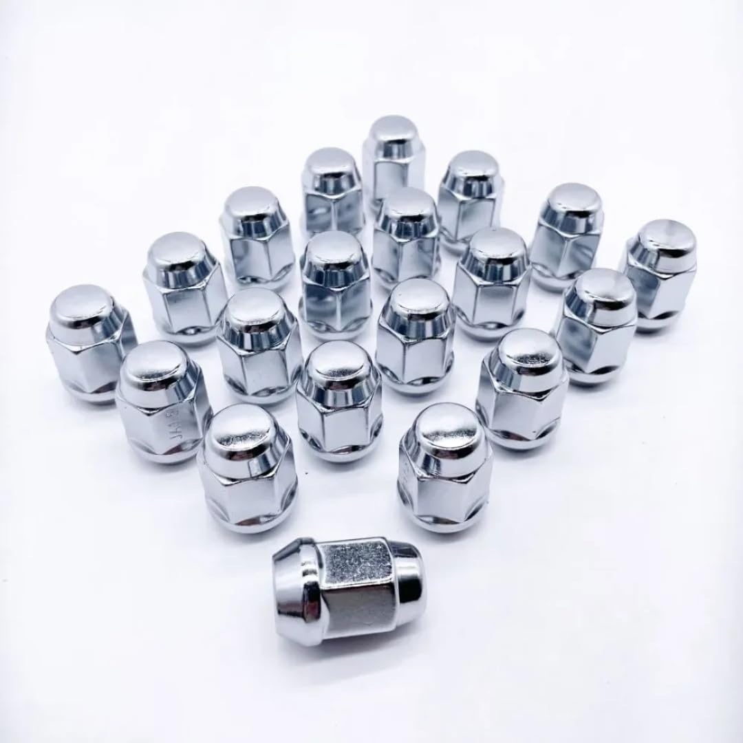 Nakrętki do Kół dla Jeepa Compassa, dla Dodge JCUV, 20 szt. nakrętek kół M12x1,5 sześciokątnych 19mm, grubość 31mm