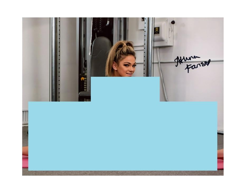 ATHENA FARIS SIGNED AUTOGRAPHED 8x10 PHOTO ADULT MOVIE ACTRESS BECKETT BAS