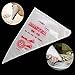 Enjoydeal 100pcs Fashion Disposable Pastry Bag Icing Piping Cake Pastry Cupcake Decorating Bags (Medium)