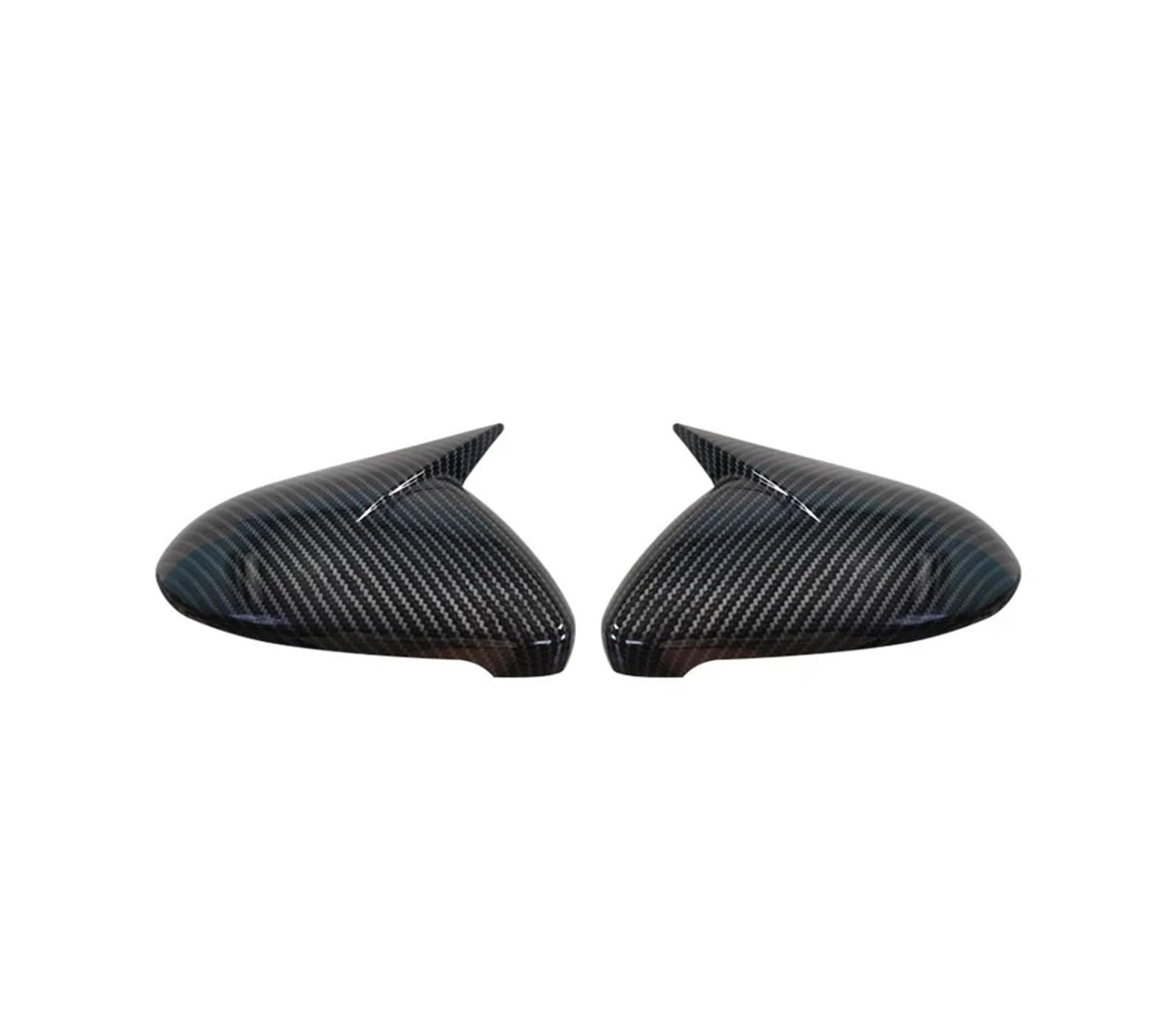 pokrowiec na lusterko wsteczne 2 szt. do Golfa 7 MK7 .5 GTI R GTE GTD 2014-2019 osłony lusterka wstecznego samochodu(Bright black)