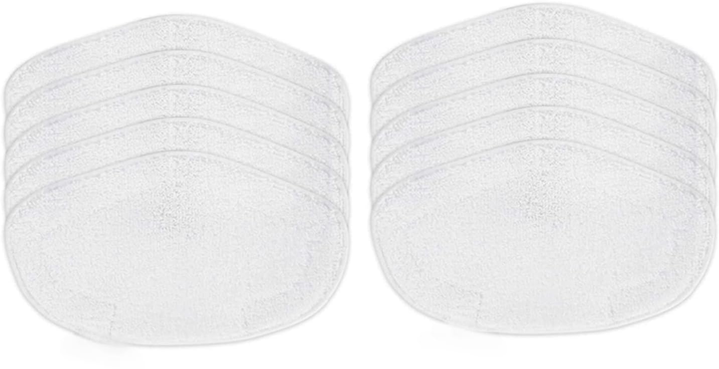 Washable for Polti Vaporetto SV440_Double SV400,Pads for Polti Vaporetto Smart 100_B Mop Sockettes,Vaporetto Steam Mops Cleaner. (10)