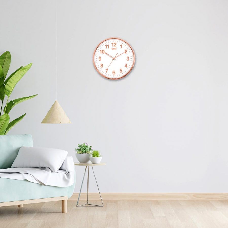 Image of Ajanta - Designer Clock - 1137 - Copper