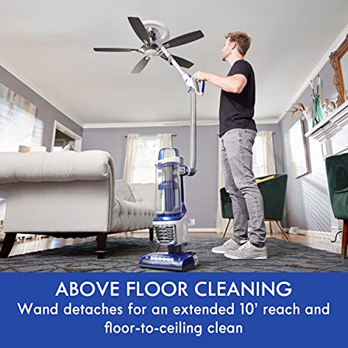 Kenmore DU5080 Bagless Upright Vacuum Lift Cleaner 2-Motor Power Suction with HEPA Filter, 3-in-1 Combination Tool, Pet Handi-Mate for Carpet, Hard Floor, Navy, 2 Liters