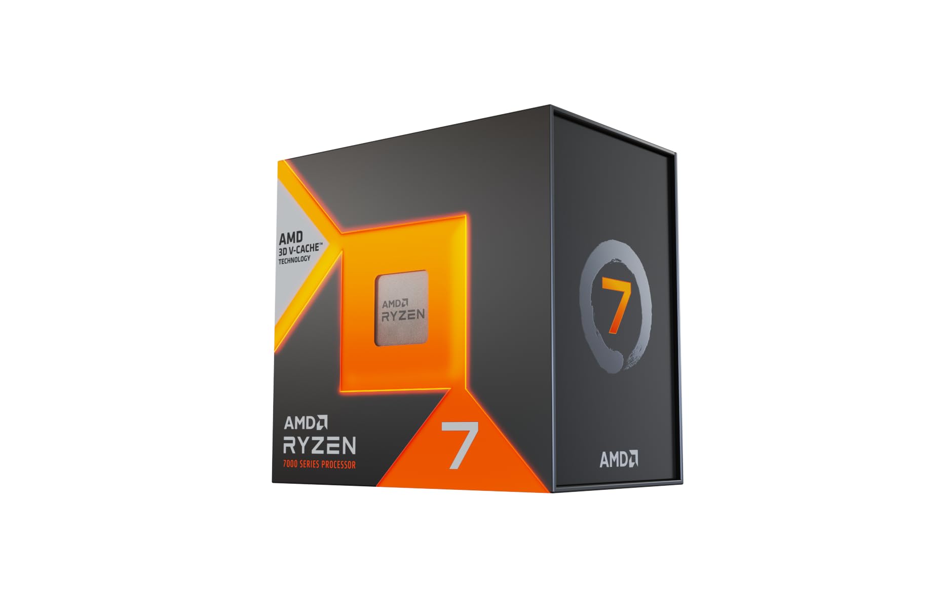 AMD Ryzen™ 7 7700X3D 8 núcleos/16 hilos, frecuencia máxima de hasta 4,5 GHz, frecuencia base de 4,0 GHz, caché L1 de 512 KB, caché L2 de 8 MB, caché L3 de 96 MB, TDP de 120 W, socket AM5, sin ventilad