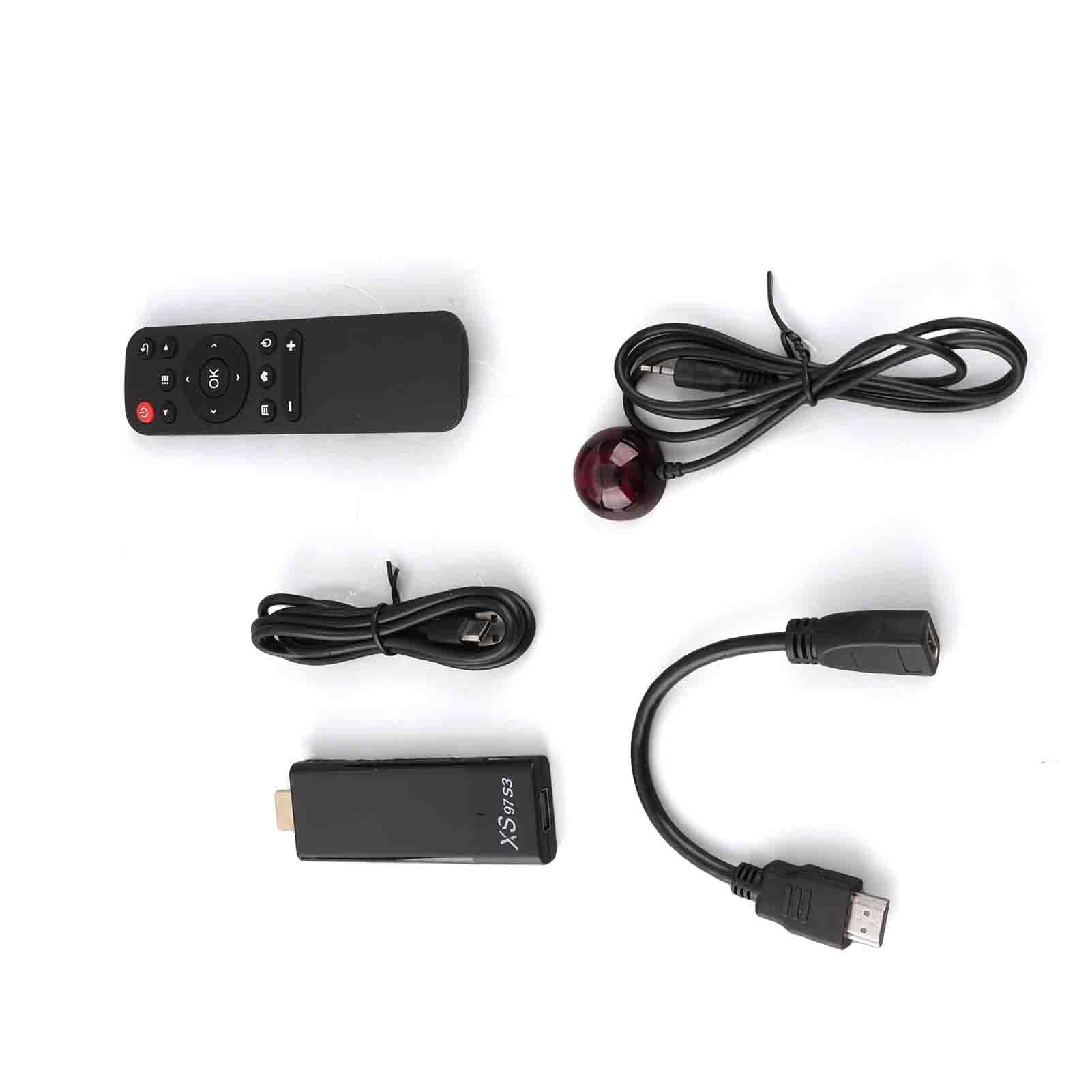 Chiavetta TV 4K Stick Lettore Multimediale in Streaming 4K Chiavetta TV HDR 2 GB RAM 8 GB ROM 10.0 con Telecomando per 10.0