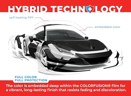 Image of ColorFusion PPF by VViViD, Matte Stealth Midnight Black Dry Apply PPF Vinyl Car Wrap Roll 1.3ft x 5ft