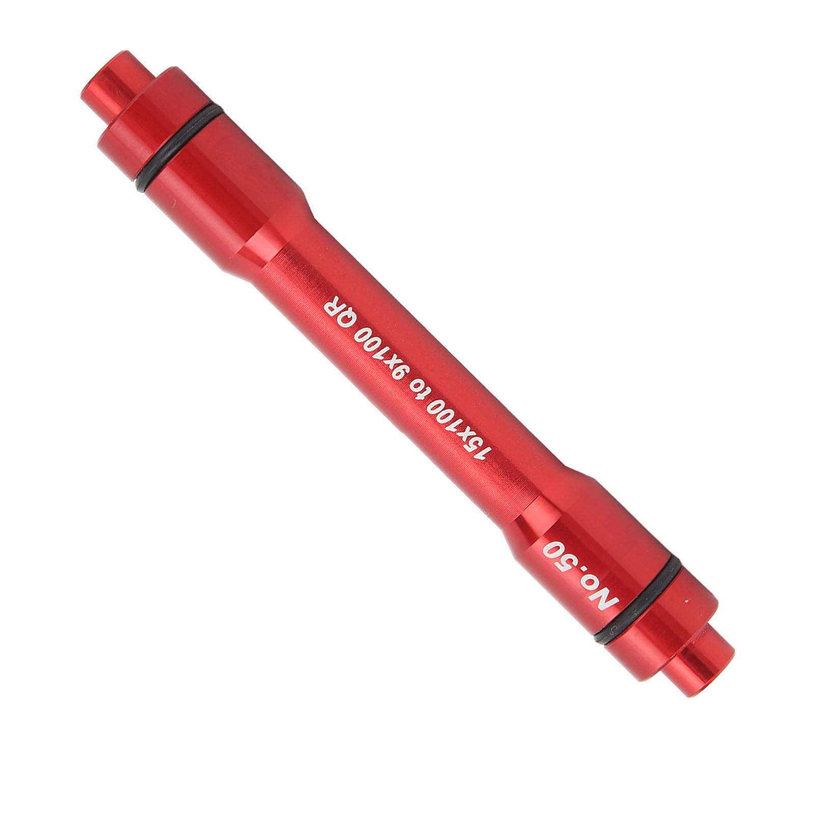 Piasta z osią przelotową, łatwy montaż i demontaż Lekki Adapter QR do Roweru Szerokie Zastosowanie Stop Aluminium Kompaktowy 15x100 Mm do 9x100 Mm do Domu (czerwony)