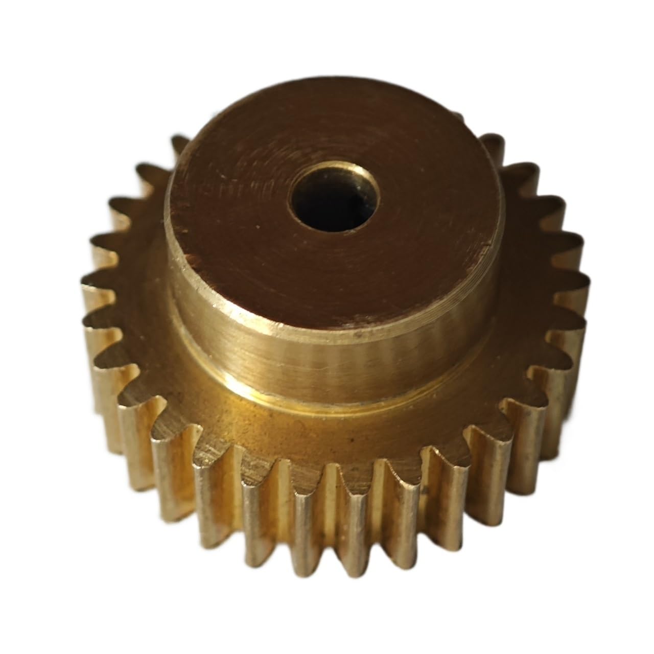 0.5 Module 160 Teeth Copper Spur Gear 81mm Diameter 5mm Teeth Thick 0.5M 160T Cylindrical Gear with Step Mechanical(7mm bore)