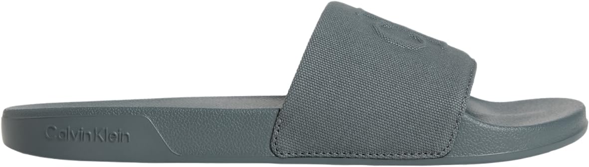 Calvin Klein Men's Ess Slide Hf Monogram Cv HM0HM02109 Slides, BLUE (Turbulence), 8