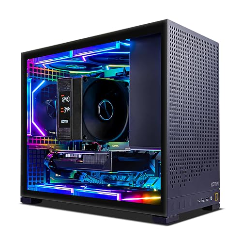 KOTIN Prebuilt Gaming PC Desktop, AMD Ryzen 5 9600X up to 5.4GHz, GeForce RTX 5060 8GB GDDR7, 16GB DDR5-6000, 1TB PCIe 4.0 NVMe SSD, 650W 80+ Gold PSU, WiFi 7, Win 11 Home, 1080p/1440p Gaming Tower