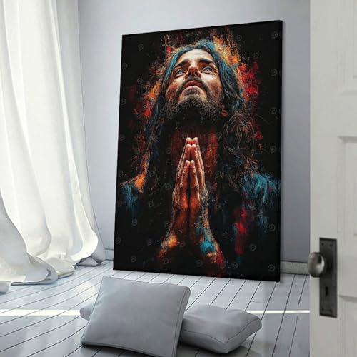 Affiches Murales Praying Man Art Moderne Cuisine et Couloir 30x45