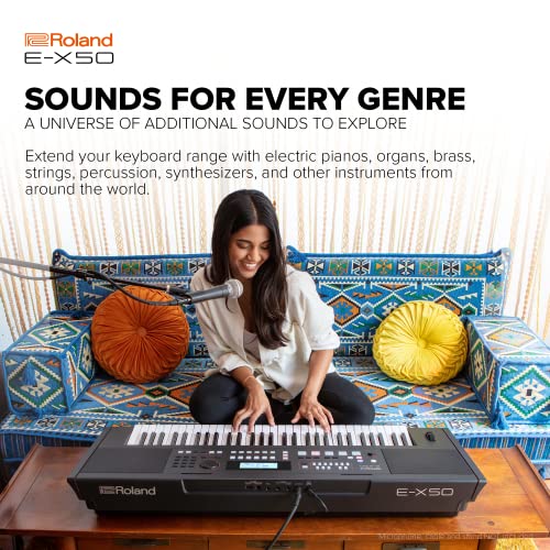 Clavier arrangeur électronique E-X50 Roland – Facile d’utilisation | Haut-parleurs stéréo | Bluetooth | Sons Roland… - Les Beatles, Paul McCartney, John Lennon, RIngo Starr, George Harrison Clavier arrangeur électronique E-X50 Roland - Facile d'utilisation | Haut-parleurs stéréo | Bluetooth | Sons Roland… – Image 5