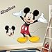 Roommates Mickey Friends Mickey Mouse Peel Stick Giant Wall Decal