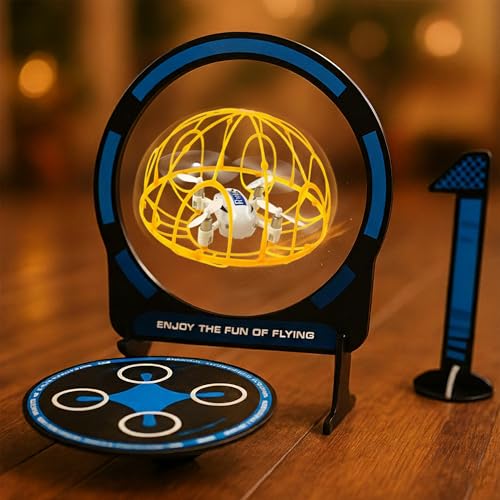 RC ferngesteuerte Drohne 4-Kanal mit Käfig-Schutz, 2.4 GHz Flying-Ball...