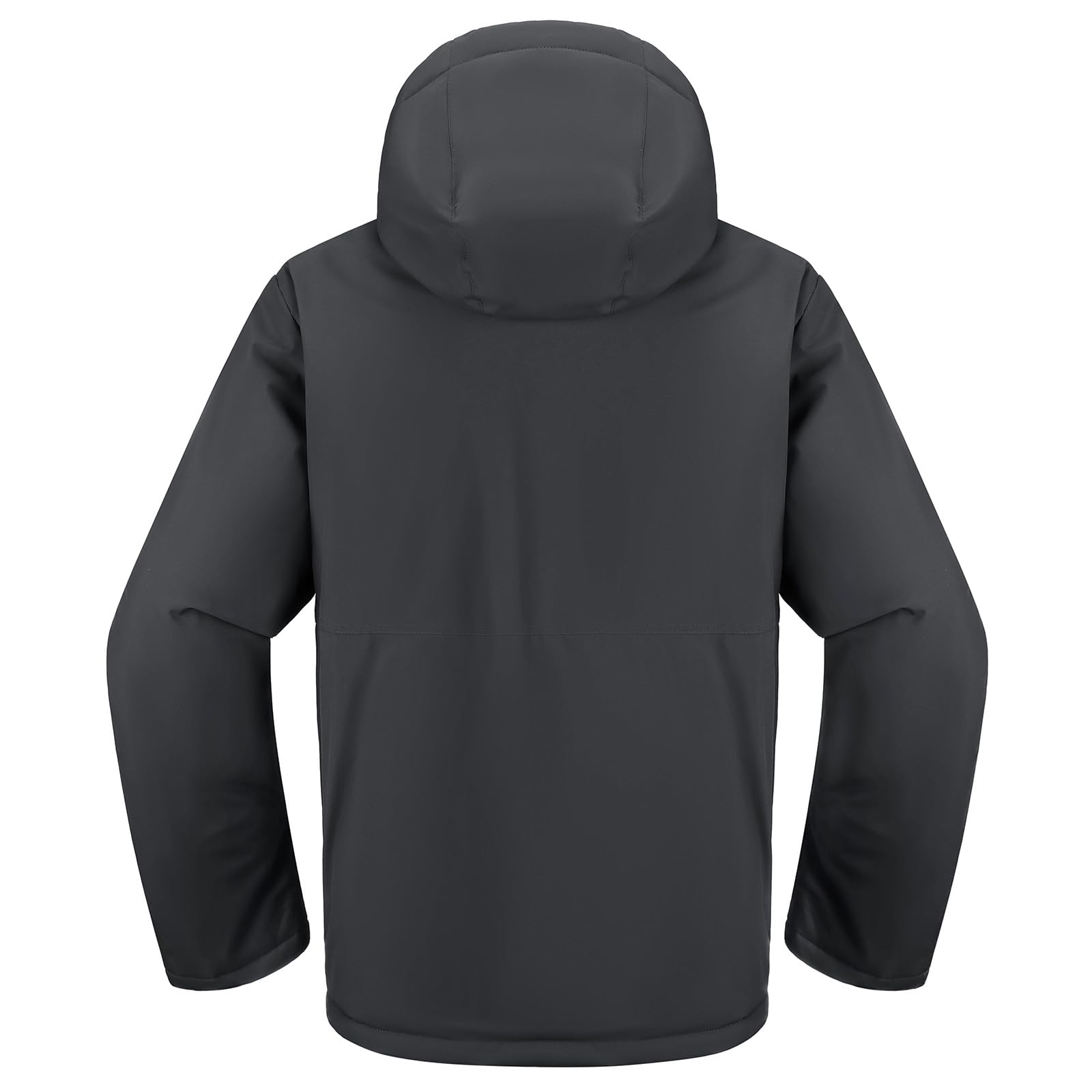 CAMEL CROWN Herren Wintermantel Wasserdicht Skijacke Kapuze Windbreaker mit Thermoisolierung für Schnee Regen Wandern Outdoor