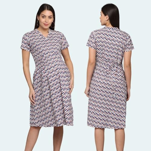 Image of Morph Maternity | Maternity Dresses for Women | Fits During Pregnancy & Post Pregnancy | Back Tie to Adjust