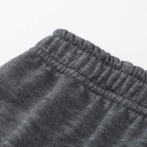 Jogginghose Herren Baggy Sweatpants Y2K Breite Baumwolle Jogging Hose Damen Elastische Taille Weites Bein Sporthose Lang Sweat Pants Men Warme Streatwear Sweathose Sport Hosen mit Taschen