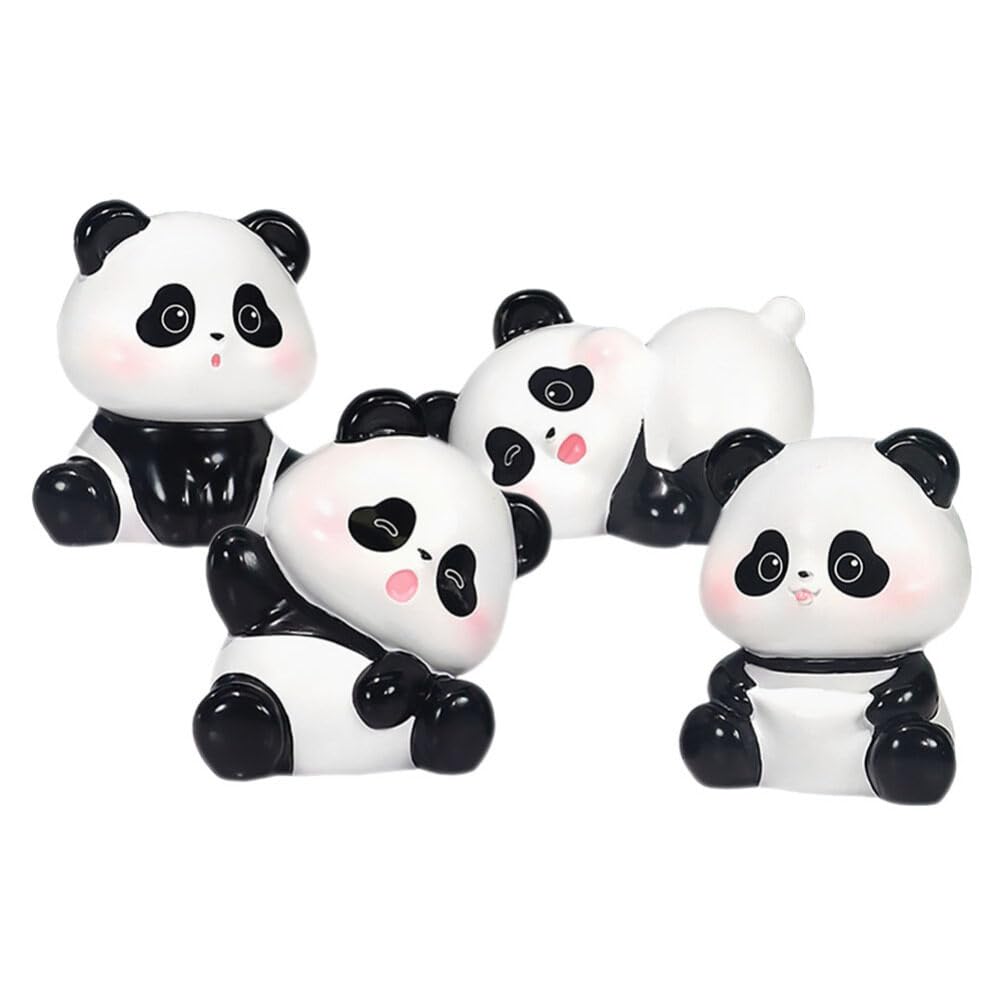 Amazon.co.jp: Happyyami パンダ 置物 オブジェ ミニ 卓上 車 パンダ