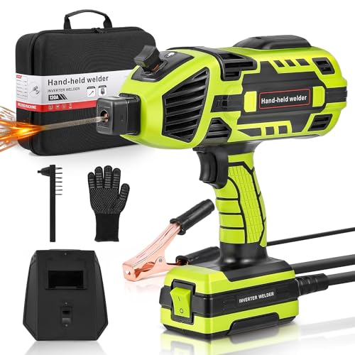 Bonvoisin Soldadora Portátil 220V, 20 120A con Inversor IGBT, 6 Ajustes de Corriente Variable, Electrodos de Soldadura 3/32