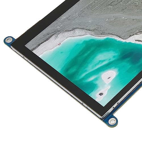 7 Touchscreen-Monitor, Tragbarer Dual-Lautsprecher Typ C 5 Punkte Kapazitiver Reise-IPS-Monitor Externer Mobiler Bildschirm, für WIN10 IOS RasPi 4 3 2 1 PC-TV (Bildschirmmodul und Kabel) – Bild 8