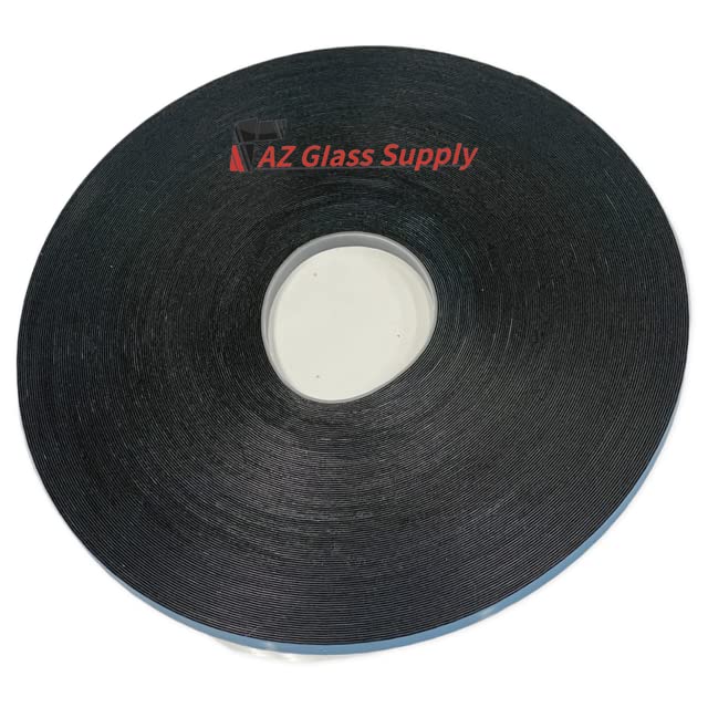 Glazing Tape 1/8 inches x 3/8 inches x 100', Black, 1/8x3/8x100