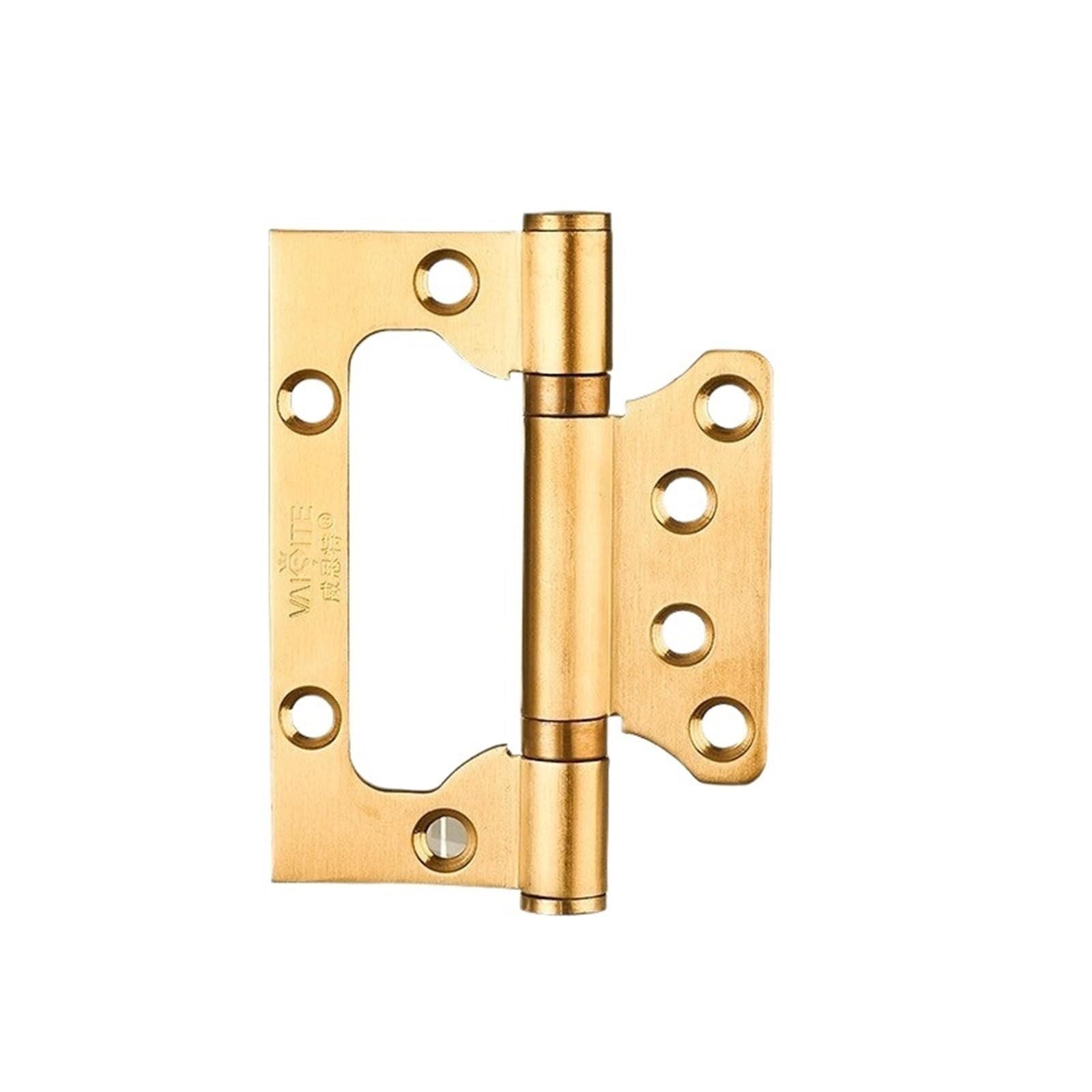 Kdhcvkz Gold 1Pcs 304 Stainless Steel Wooden Door Hinge(Gold)