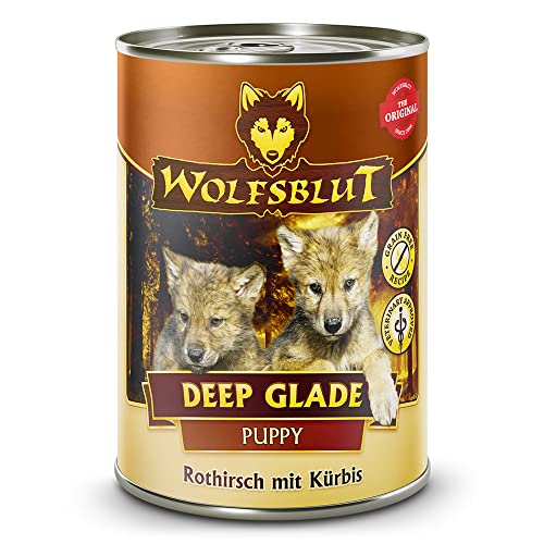 Wolfsblut - Deep Glade Puppy - 6 x 395 g - Rothirsch mit Kürbis - Nassfutter - Getreidefrei