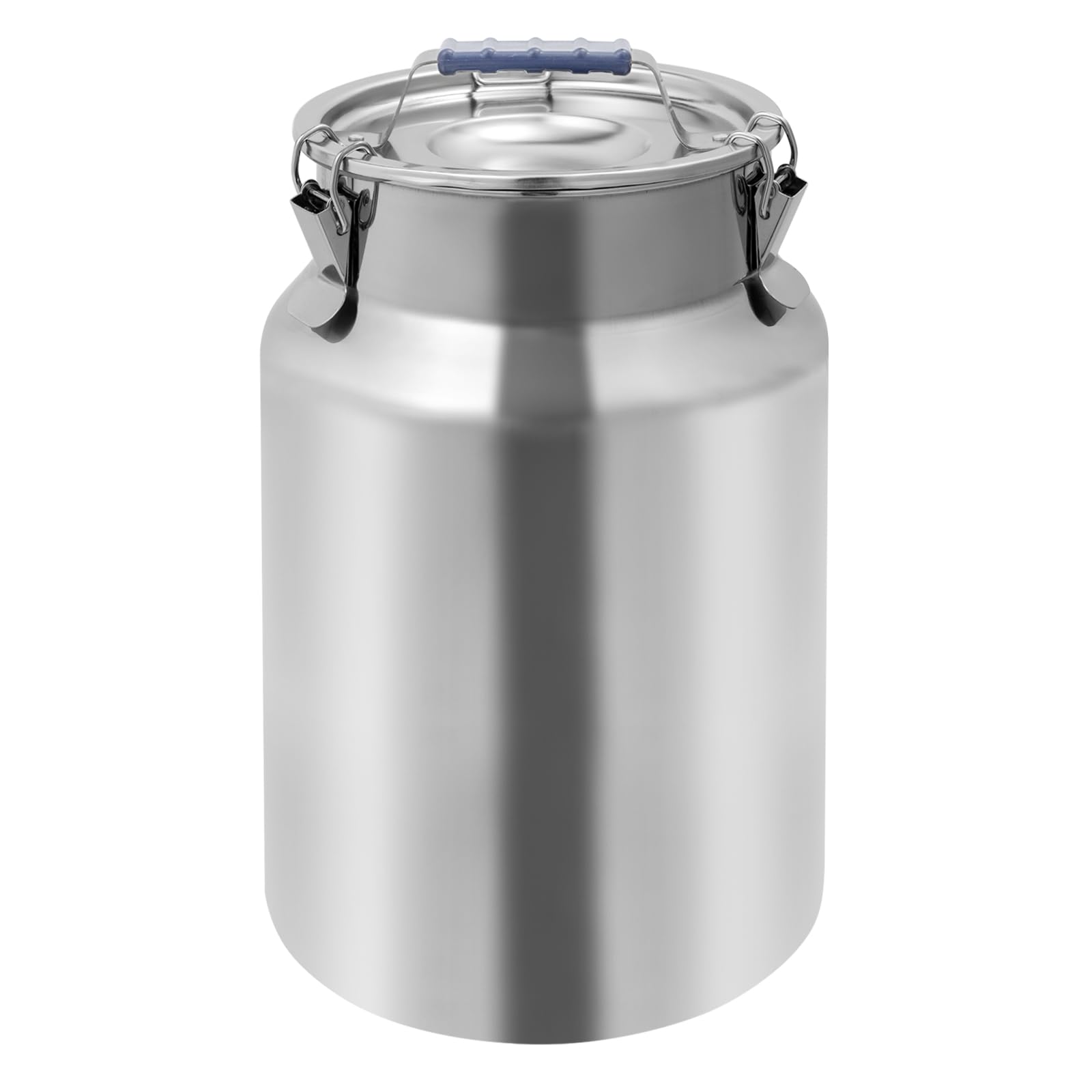 AYCDL Milk Jug,Pail Milk Can Bucket,21L/5.55Gal Stainless Steel Airtight Canister Food Storage Canisters Lid Locking Clamp Rice Cereal Grain Container Bucket Jug Coff,12L/3.17Gallon-Silver 1