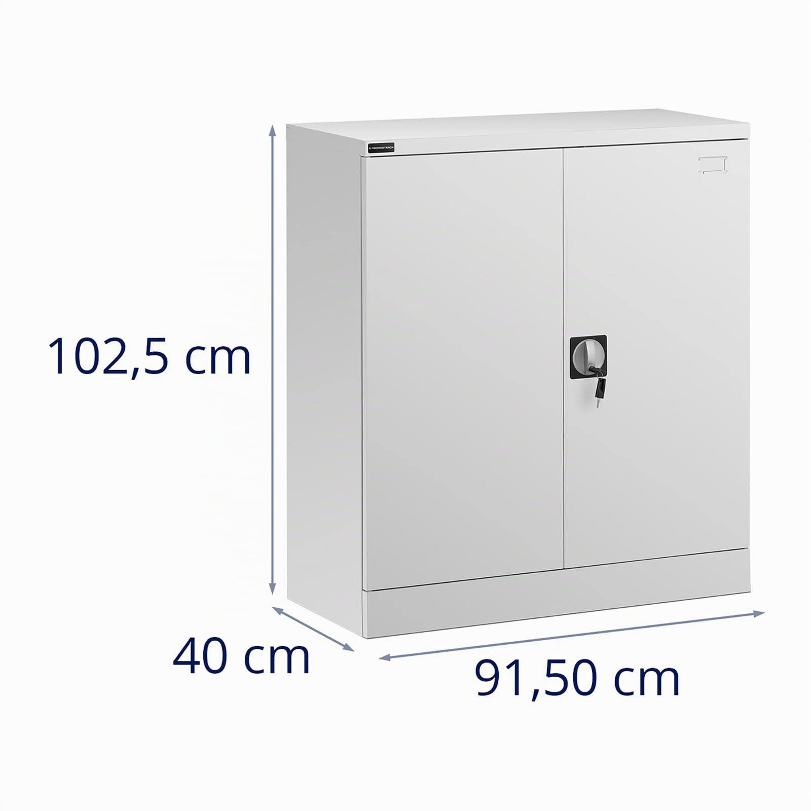 Fromm & Starck Star_MCAB_02 Metallschrank 102 cm Stahl 0,6 mm Mehrzweckschrank Aktenschrank Büroschrank Werkzeugschrank