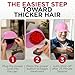 GroWell Red Light Therapy Hair Growth Cap – FDA Cleared Laser Treatment for Hair Regrowth and Reduced Shedding – LED & Laser Red Light Therapy Clinically Proven in Double-Blind Studies - Pink