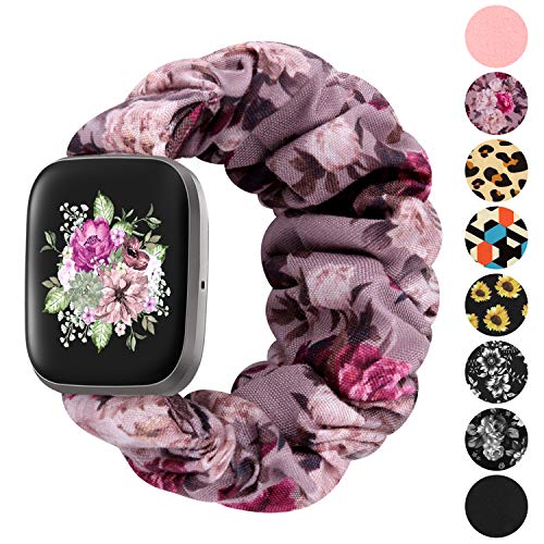scrunchie fitbit versa band