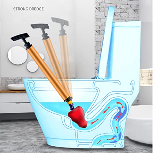 EndyAk roestvrijstalen hogedruk-luchttoiletplunjer: efficiënte ontstopper voor badkamers en keukens - Image 5