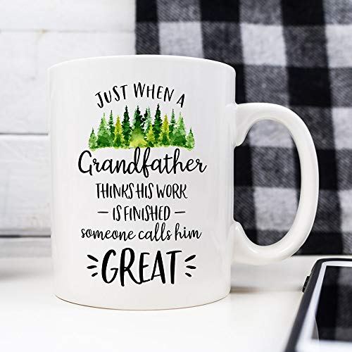 Youniquedesignsgreatgrandpaannouncementmug11ouncespregnancyannouncementgreatgrandparentsgiftwhite Urban Country Home Decor Younique designs great grandpa announcement mug 11 ounces pregnancy announcement great grandparents gift white urban country home decor