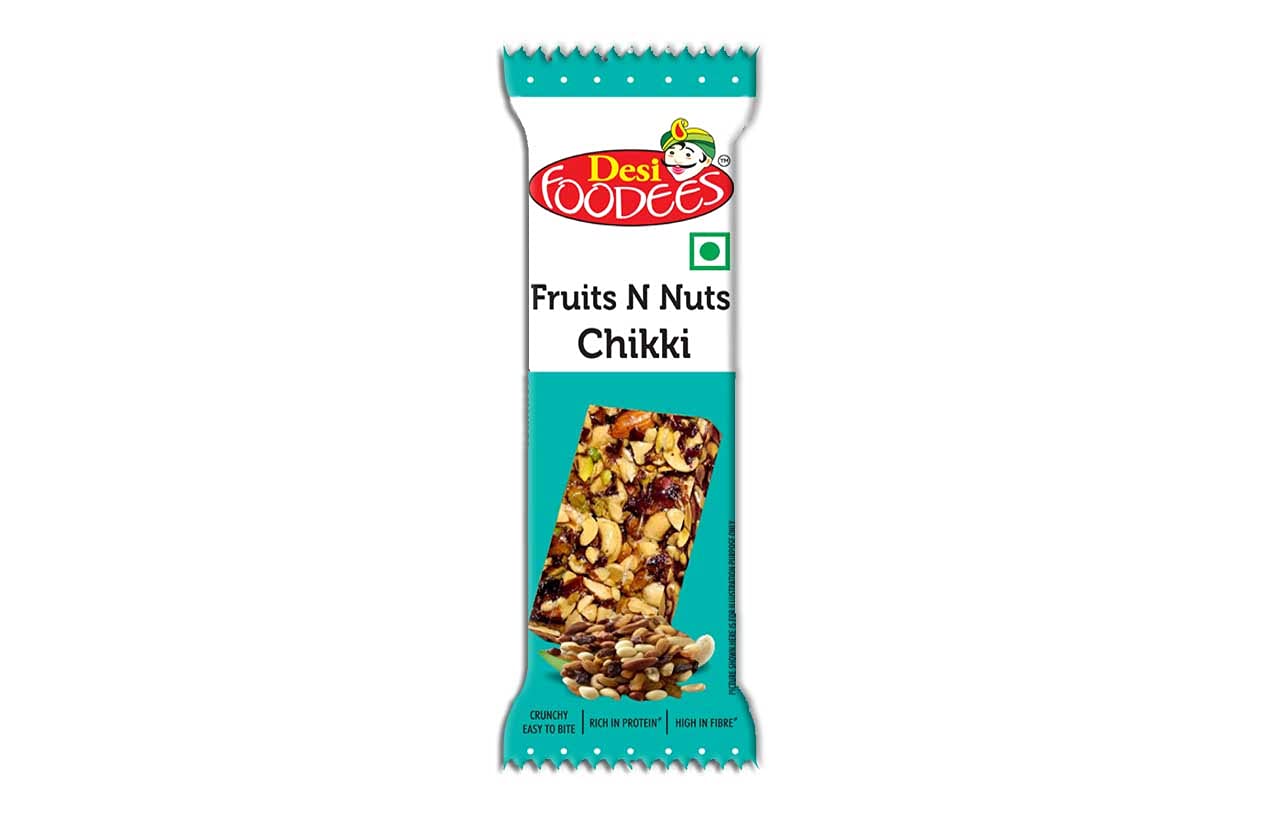 Desi Foodees 20g Fruits N Nuts Chikki | Fruits N Nuts Chikki with Jaggery – Pack of 30… (B093F8R1MC) Amazon Price History, Amazon Price Tracker