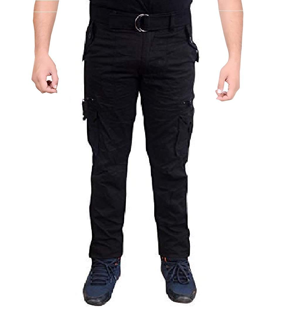 Krystle Men's Classic Fit Cotton Cargo Pant