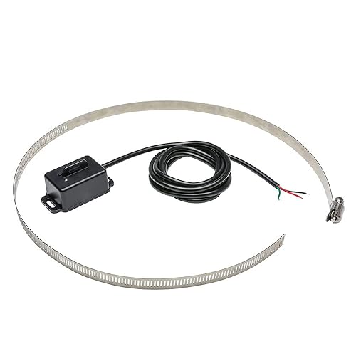 Miniatura 2 de GlowShift Adaptador de señal de tacómetro diésel, compatible con todos los motores diésel de cilindro, universal, incluye abrazadera ajustable