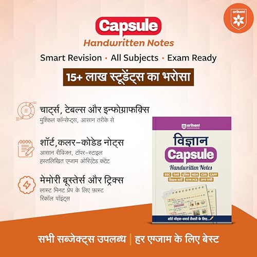 Image of Arihant Computer Knowledge Capsule Handwritten Notes Exam 2026-27 | SSC, Railway, Police,NDA,CDS,CAPF, IB,State PCS & Teaching Exams | Short Notes, Quick Revision, Previous Year Based | Hindi Medium