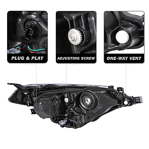 Image of SOCKIR Right LED Headlight Assembly Fit for 2014 2015 2016 Toyota Corolla