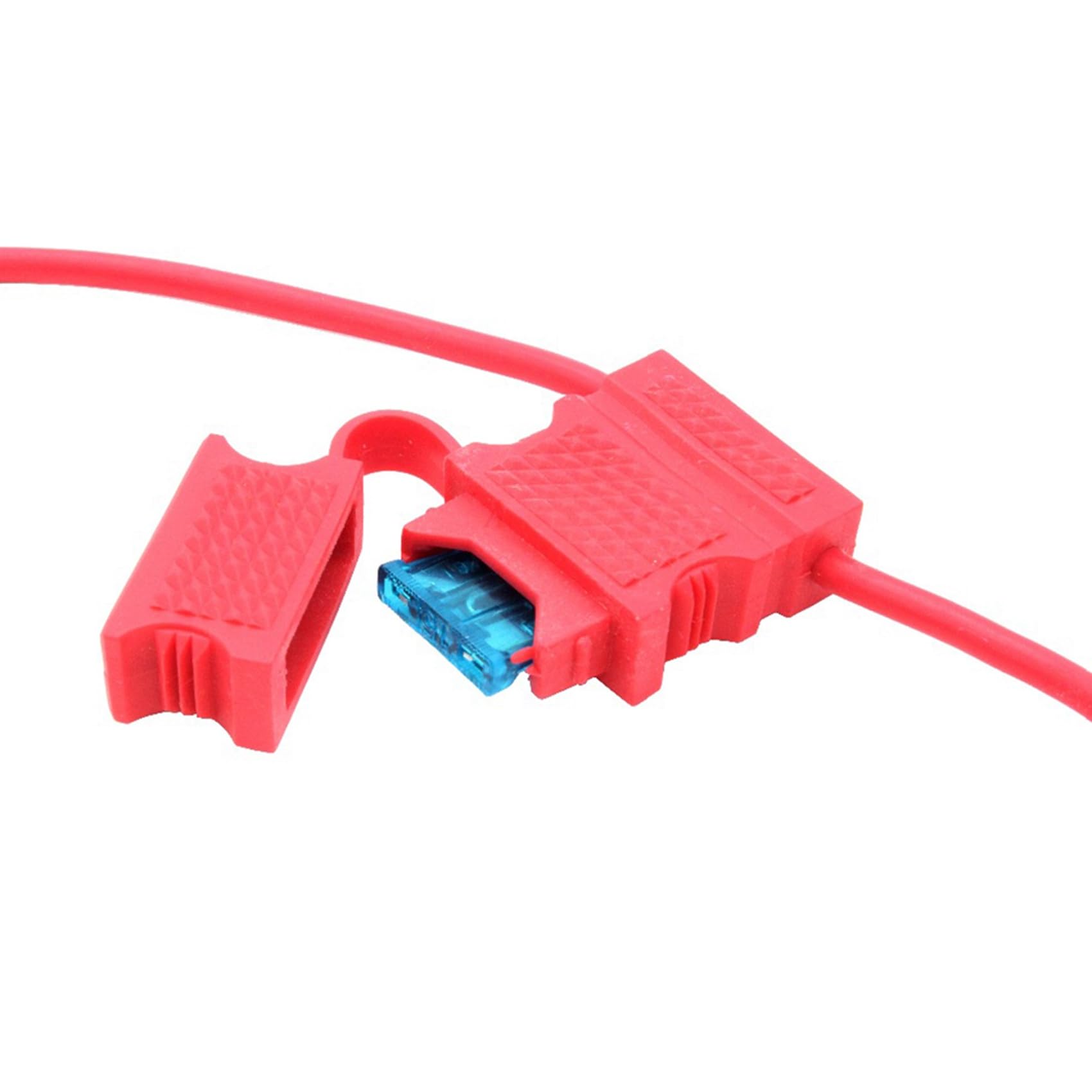 Kabel zasilający kompatybilny z MCX bezpiecznik czerwony