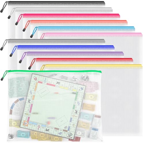 Umriox 24-Pack A3/A4 Mesh Zipper Bags - image 8
