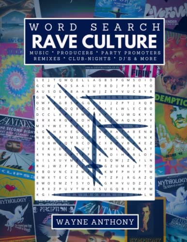 Rave Culture - Word Search Book: Acid House, Raves, EDM, Jungle, ...