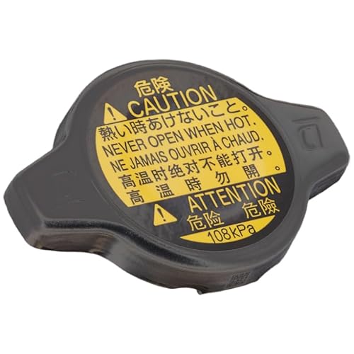 Car Radiator Cap Coolant Reservoir Cap for Toyota Camry 1992-1996,2002-2017 Radiator Tank Cap for Toyota 4Runner 2001-2002,2015-2016 Replacement 16401-31680 1Pcs Black