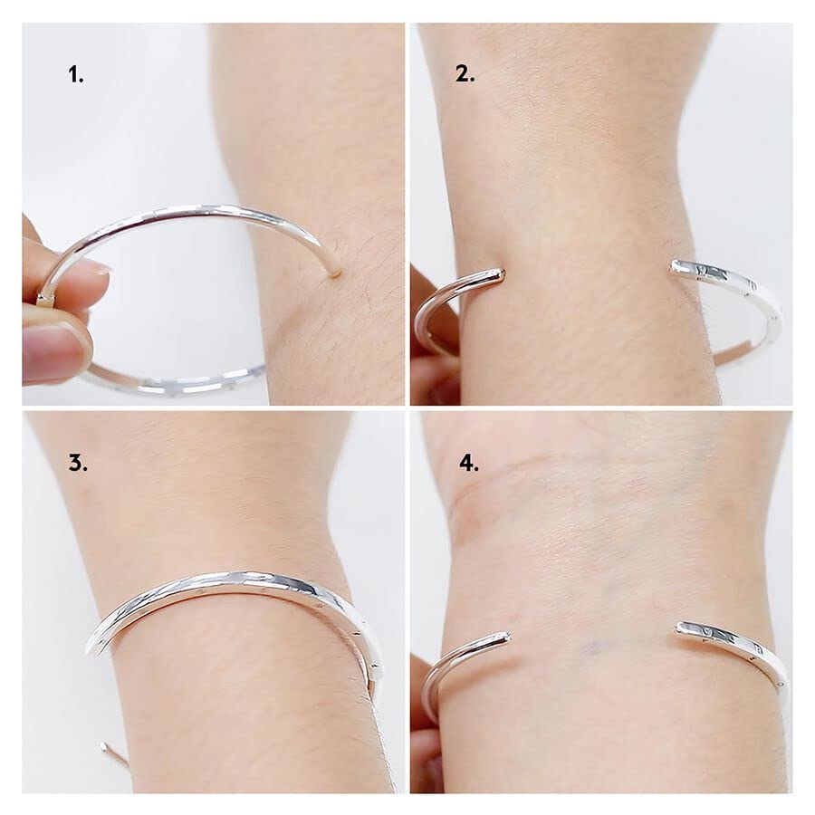 PANDORA I-D Open Bangle - Bracelet for Women - Gift for Her - Jewelry for Women with Gift Box product thumbnail 6