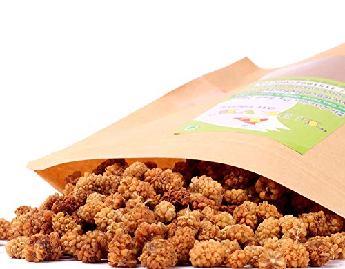 Image of LEEVE Dried Mulberries 200g | Natural Sun Dried Shahtoot | Rich in Iron & Antioxidants | Healthy Snack | No Added Sugar | Dry Fruit Snack for Immunity & Energy