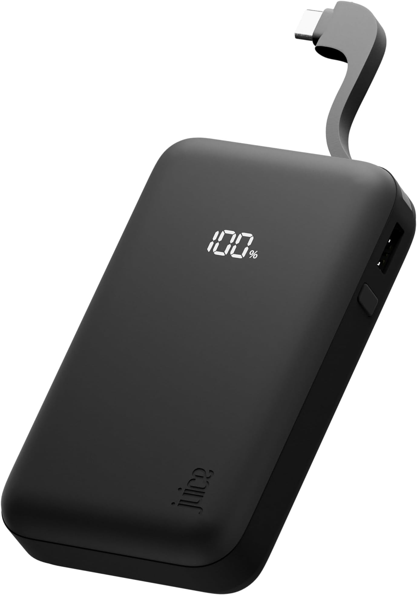 Eco Integrated Power Bank, Portable Charger 12000mAh with Built-in USB-C Cable & Digital Display, Fast USB-C Output, PowerBank for iPhone 16 17 Pro Max, Samsung, Android, iPad, DJI Osmo Pocket 3