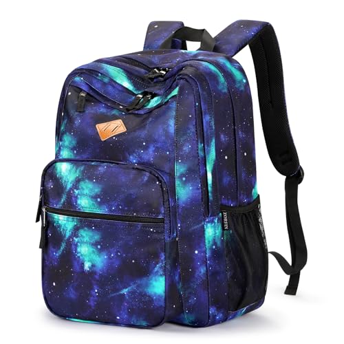 Image of ZORFIN 26L Backpack for College, and Travel: Water Resistant Bookbag - Cyberspace Galaxy