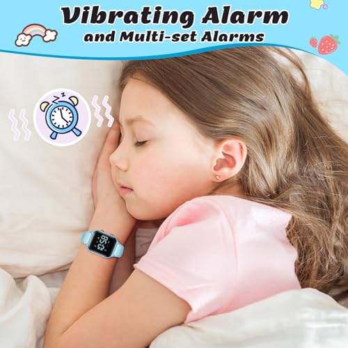 Image of LAVAREDO Kids Digital Watches for Boys Girls,Waterproof Sport Watch with Pedometer Stopwatch Vibration Alarm for Ages 5-13,No App Fitness Tracker Watch for Kids Teens Birthday Gifts