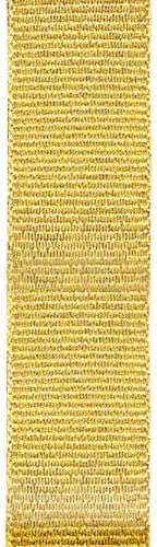 Offray 534106 Metallic Grosgrain Craft Ribbon, 1/8-Inch Wide by 10-Yard Spool, Gold