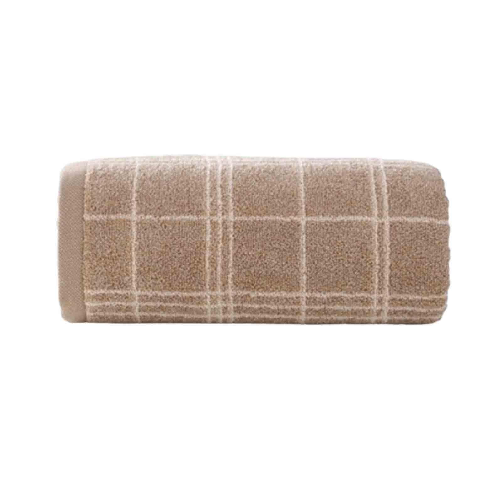 Mikrofaser Badetuch Strandtuch Duschtücher Badetücher Beach Towel Badehandtuch Strandtücher Strandhandtuch Handtücher Frottee Struktur Baumwolle 32er Garnstärke Für Damen Herren (Brown,150x75cm)
